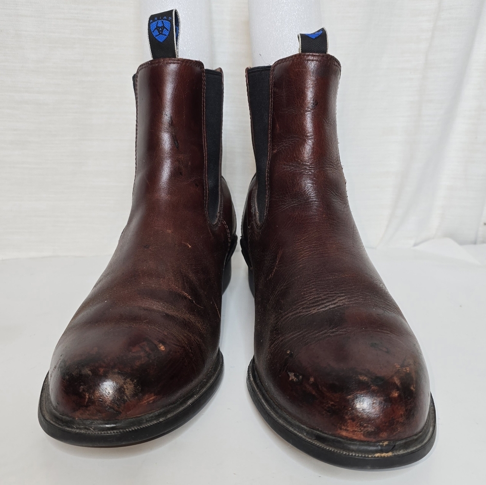 Ariat Brown Leather Boots with Tie Up Mens 11D Style 62661